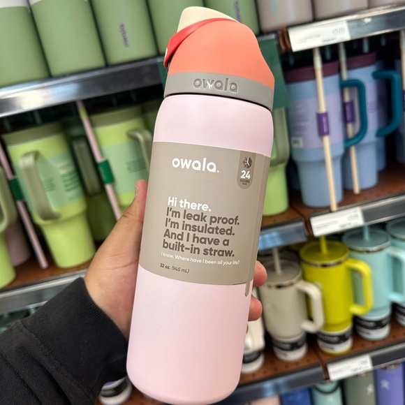 Owala Freesip 32oz Water Bottle Whole Foods Exclusive Peachy Rose NEW!!! - Picture 2 of 8